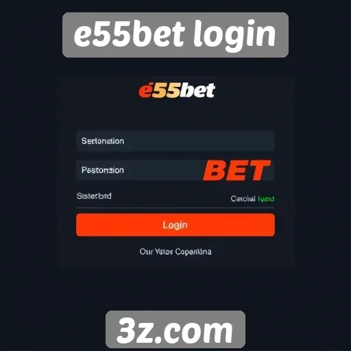 Facilidade de navegação no e55bet login